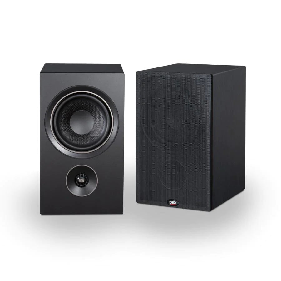 PSB Alpha P5 Bookshelf Speakers and Bluesound POWERNODE EDGE Bundle