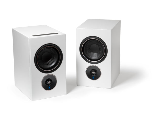 PSB Alpha iQ Wireless Bookshelf Speakers with Built-in BluOS Network Streamer