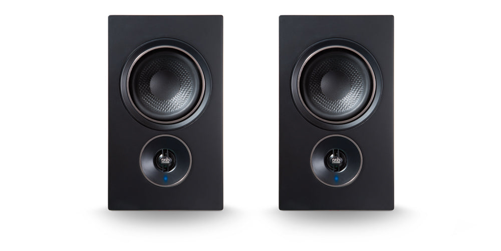 PSB Alpha iQ Wireless Bookshelf Speakers with Built-in BluOS Network Streamer