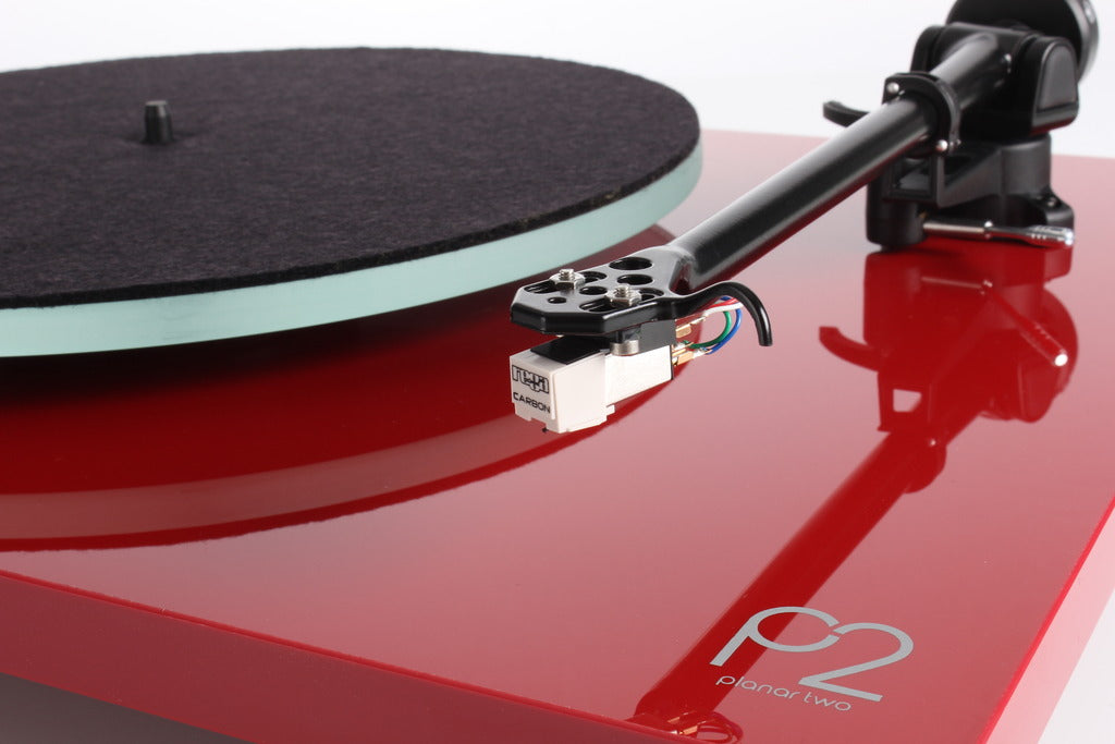 Rega Planar 2 Turntable - Gloss Red