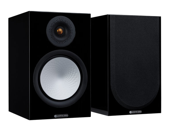 Monitor Audio Silver 100 7G Bookshelf Speakers - Black Gloss